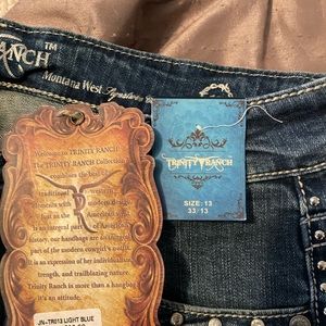 Trinity Ranch boot cut jeans.  Size 13.  NEW with tags.